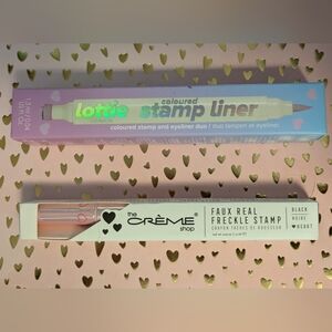 Lottie London Stamp Liner Duo and Creme Shop Freckle Stamp